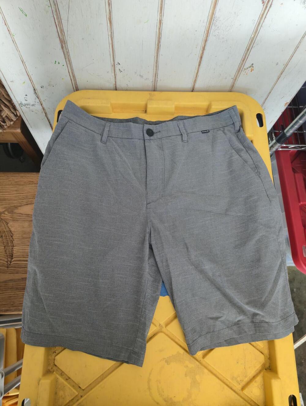 Hurley Gray Men's Shorts Size 33